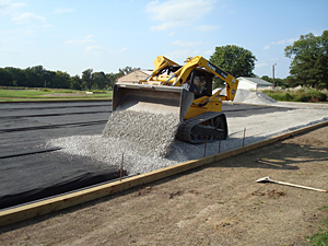 Rock base donation to University of Missouri Turfgrass Program